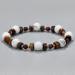 Natural Stone Beads Bracelet Lapis Lazuli Bangles