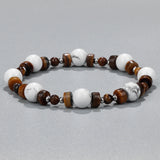 Natural Stone Beads Bracelet Lapis Lazuli Bangles