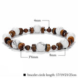 Natural Stone Beads Bracelet Lapis Lazuli Bangles