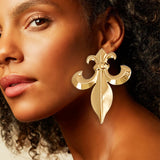 Big Drop Earrings Chunky Sequin Dangle Ear Stud Hoop Earings