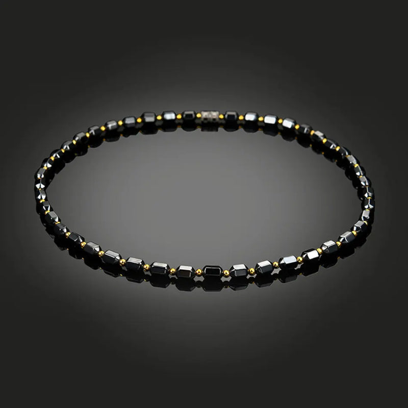 Magnetic Hematite Beads Necklace for Weight Loss