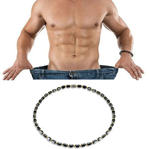 Magnetic Hematite Stone Therapy Necklace for Weight Loss