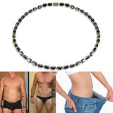 Magnetic Hematite Stone Therapy Necklace for Weight Loss