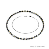 Magnetic Hematite Stone Therapy Necklace for Weight Loss