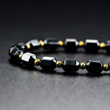 Magnetic Hematite Stone Therapy Necklace for Weight Loss