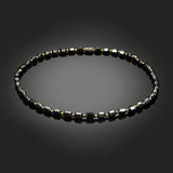 Magnetic Hematite Stone Therapy Necklace for Weight Loss