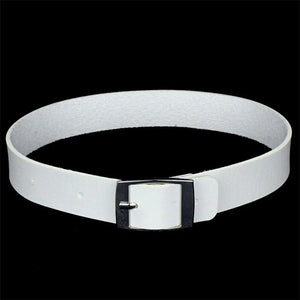 Women Punk Choker Collar Necklace Gothic Belt Choker Necklace