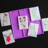 Women Body Line Art Keychain Epoxy Resin Mold Necklace Pendant Silicone Mould