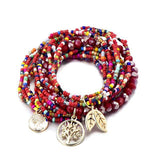 Bohemian Charm Beads Bracelet & Bangle Life Tree Wrap Bracelets