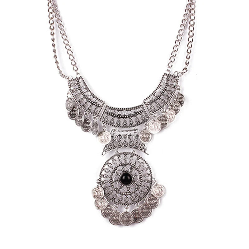 Bohemian Maxi Choker Necklace Ethnic Jewelry