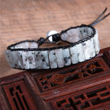 Boho Stone Beaded Wrap Bracelet for Women