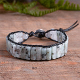 Boho Stone Beaded Wrap Bracelet for Women