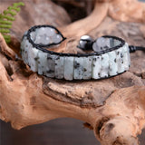 Boho Stone Beaded Wrap Bracelet for Women