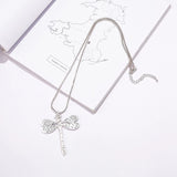 Boho Dragonfly Pendant Long Necklace for Women