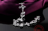 925 Silver Music Symbol Bracelet Wedding Party Jewelry