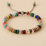 Amazonite Friendship Bracelet Natural Healing Crystal Stones Wristband