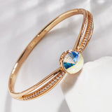 Crystal Bracelet Bangle for Women Christmas Jewelry Gift