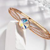 Crystal Bracelet Bangle for Women Christmas Jewelry Gift