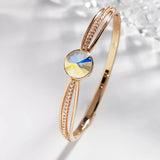 Crystal Bracelet Bangle for Women Christmas Jewelry Gift