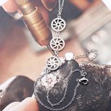 Copper Metal Slave Bracelet Chain Finger Back Hand Jewelry