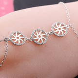 Copper Metal Slave Bracelet Chain Finger Back Hand Jewelry