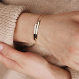 Custom Engraved Stainless Steel Name Bracelet