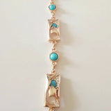 Women Cuff Bracelet Long Chain & Link Jewelry Accessory