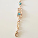 Women Cuff Bracelet Long Chain & Link Jewelry Accessory