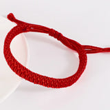 Women Bracelet Lucky Red Thread Bracelet Tibetan Buddhist Handwoven Jewelry