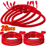 Women Bracelet Lucky Red Thread Bracelet Tibetan Buddhist Handwoven Jewelry