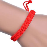 Women Bracelet Lucky Red Thread Bracelet Tibetan Buddhist Handwoven Jewelry