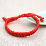 Women Bracelet Lucky Red Thread Bracelet Tibetan Buddhist Handwoven Jewelry
