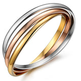 Women Stainless Steel Carter Charm Silver Bracelets Punk Jewelry