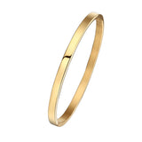 Women Stainless Steel Carter Charm Silver Bracelets Punk Jewelry