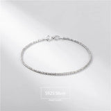 925 Sterling Silver Bracelet for Women Wedding Accessories
