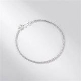 925 Sterling Silver Bracelet for Women Wedding Accessories