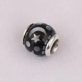 Women Bracelets Bead Silver DIY Jewelry Celestial Mosaic Charm Lady Gift