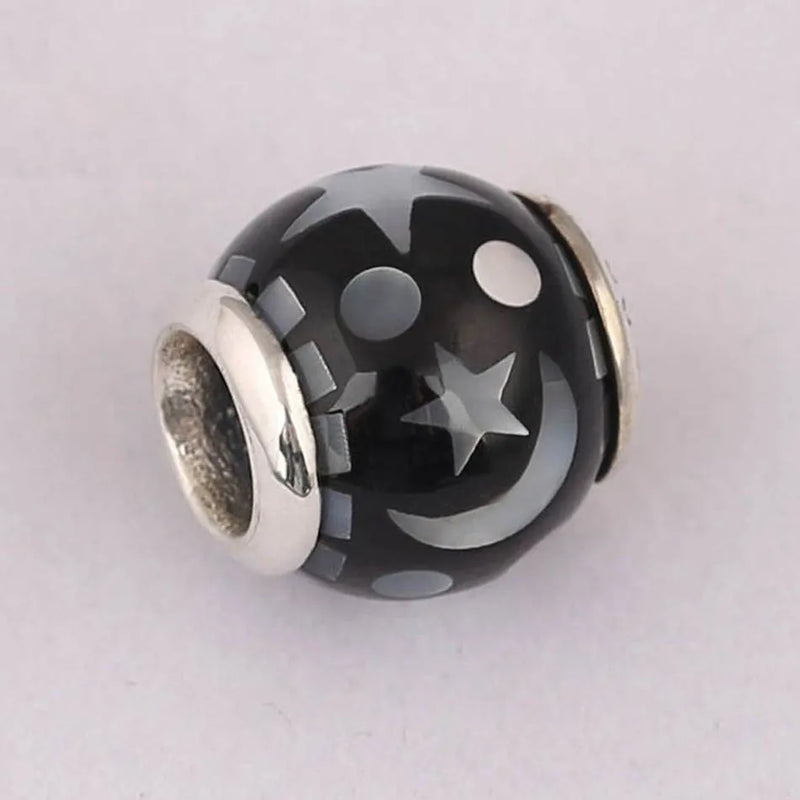 Women Bracelets Bead Silver DIY Jewelry Celestial Mosaic Charm Lady Gift