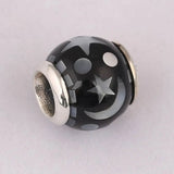 Women Bracelets Bead Silver DIY Jewelry Celestial Mosaic Charm Lady Gift