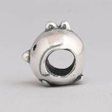 Women Bracelets Bead Silver DIY Jewelry Chick Charm fit Lady Bracelet Bangle
