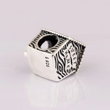 Silver Bead Bracelet Spring Bird House Charm DIY Jewelry