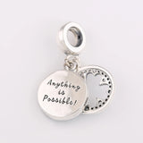Women Bracelets Beads Dazzling Petals Pendant Hanging Bead Clover Charm