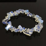 Opal Moonstone Chip Stone Bracelet Balance Healing Natural Beads