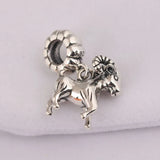 Women Bracelets Pendant Silver DIY Jewelry Goat Animal Dangle Charm