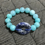 Women Bracelets Natural Gamestone Bead Sunstone Amazonite Citrine Jade