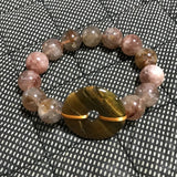 Women Bracelets Natural Gamestone Bead Sunstone Amazonite Citrine Jade