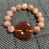 Women Bracelets Natural Gamestone Bead Sunstone Amazonite Citrine Jade