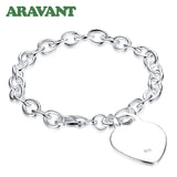 Silver 925 Charm Bracelet & Bangle for Women