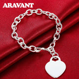 Silver 925 Charm Bracelet & Bangle for Women