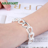 Sterling Silver Toggle Bracelet Men Women Jewelry